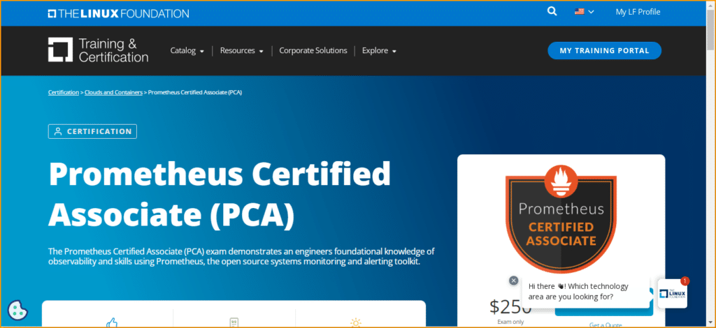Prometheus Certified Associate (PCA) Course by Linux Foundation