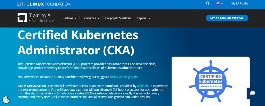 CKA Certification Overview by Linux Foundation.