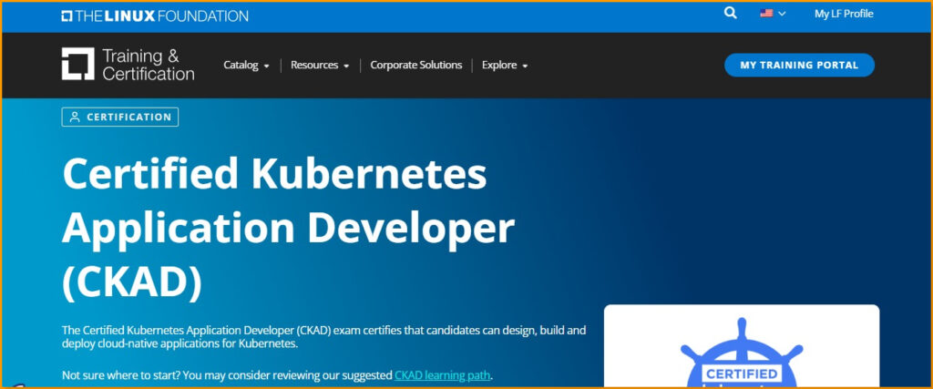 Certified Kubernetes Application Developer (CKAD) course by Linux Foundation