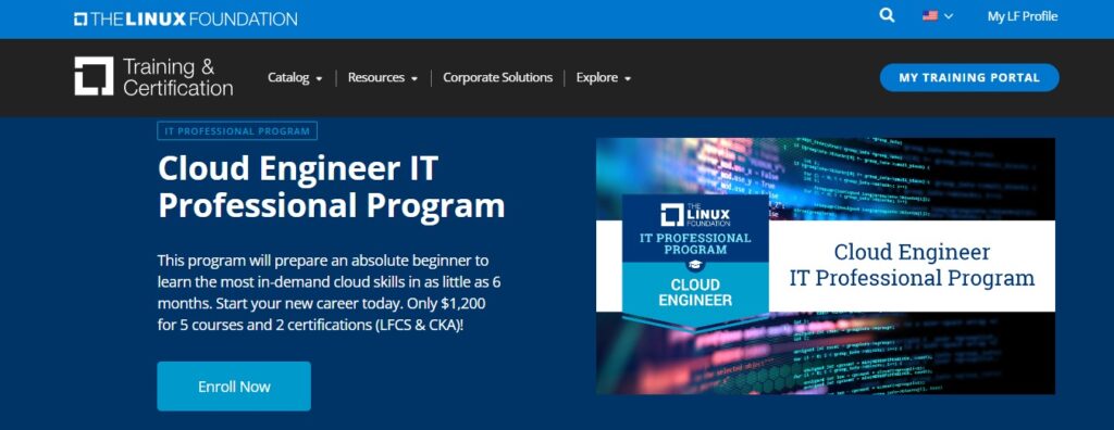 Cloud Engineer Bootcamp Certification Course Page