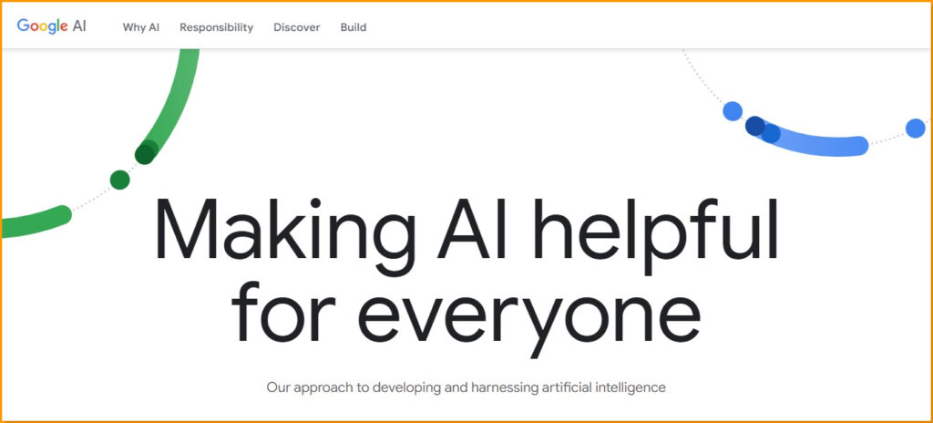 Google AI Official Web Page