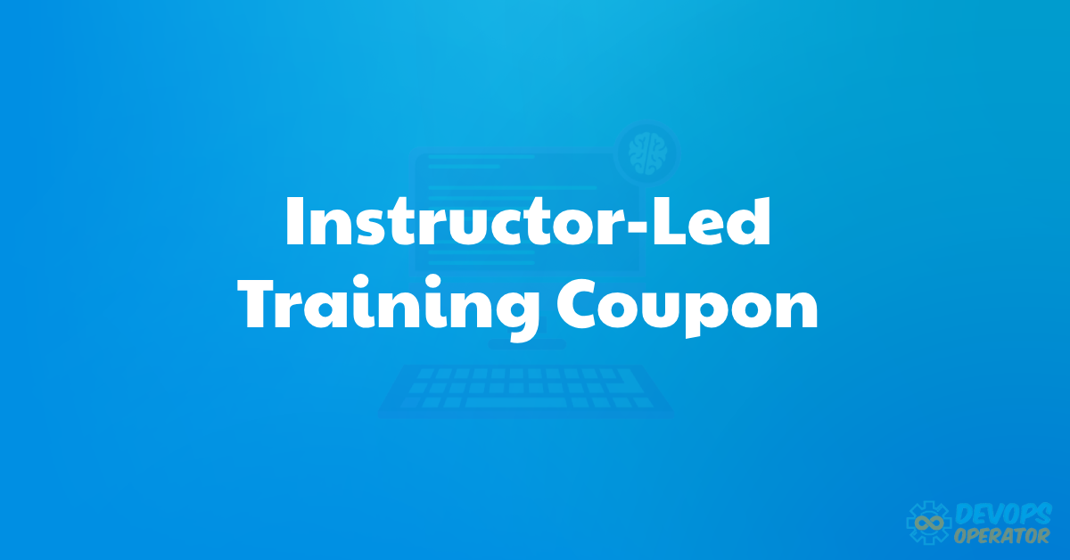 Instructor-Led Training Coupon