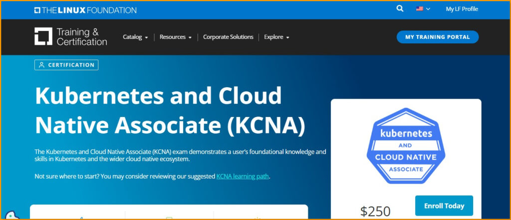 Kubernetes and Cloud Native Associate (KCNA) Course by Linux Foundation